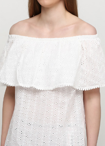 Молочная летняя блуза Liu-Jo