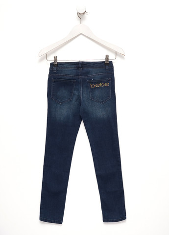 Темно-синие демисезонные слим джинсы Bebe