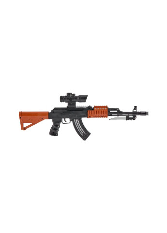 Игрушечное оружие Автомат свето-звуковой AK47, черный (827B) Zipp Toys (254069973)