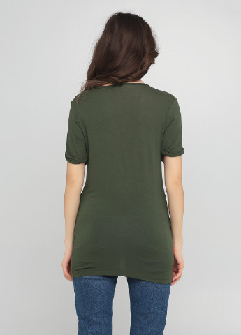 Хаки (оливковая) летняя футболка Asos
