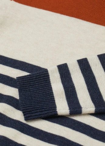 Молочний джемпер демісезон,молочний-коричневий, H&M