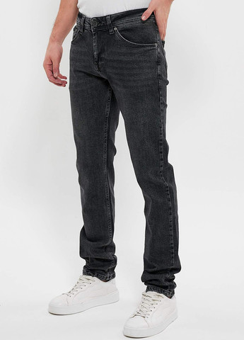 Темно-серые демисезонные зауженные джинсы Trend Collection