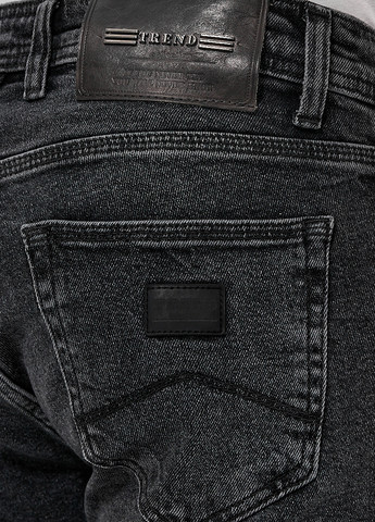 Темно-серые демисезонные зауженные джинсы Trend Collection