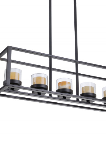 Люстра підвісна свічка лофт BL-387S/5 E27 BK Brille (253887828)