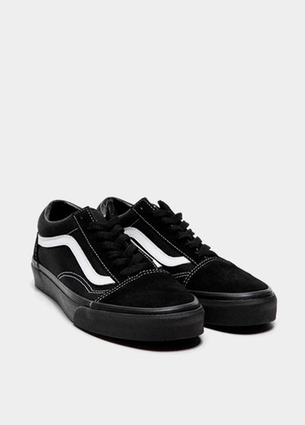 Черные кеды Vans VN0A3WKT5WU1 с логотипом