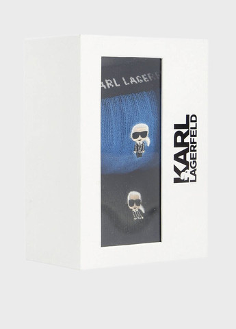 Комбинированные носки (2 пары) Karl Lagerfeld логотипы (347246790)