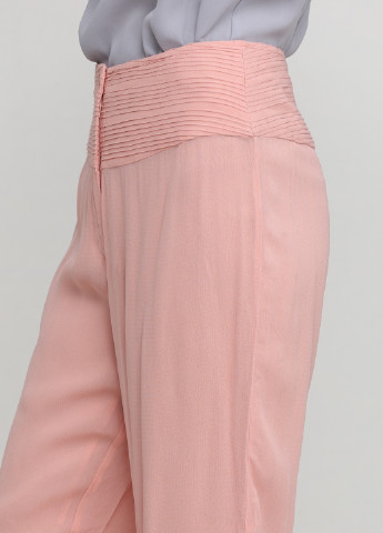 Розовые кэжуал демисезонные зауженные брюки Nitya