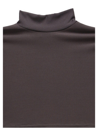 Темно-серое кэжуал платье платье-водолазка PrettyLittleThing однотонное