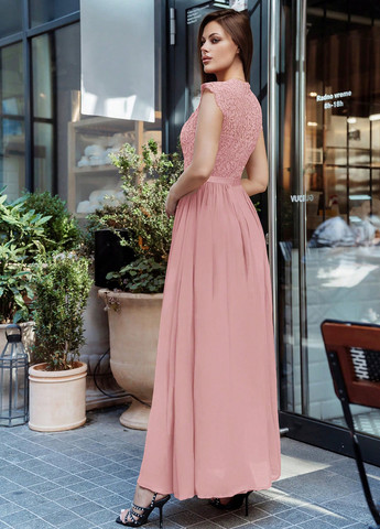 Рожева вечірня сукня SHEIN однотонна