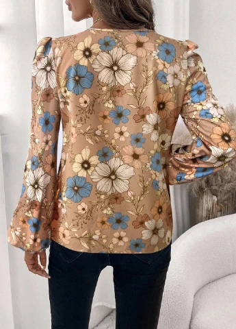 Кремова блуза SHEIN
