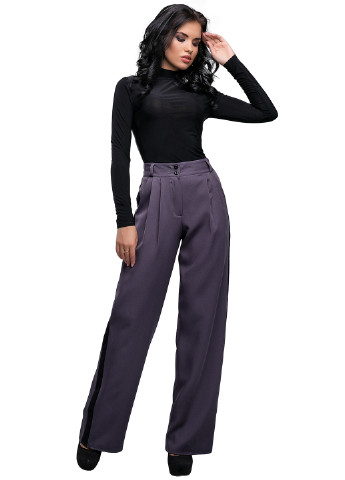 Темно-серые кэжуал демисезонные брюки ST-Seventeen
