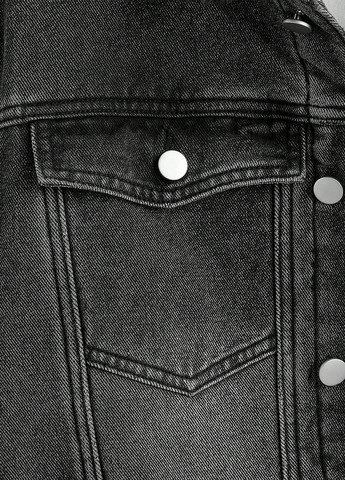 Темно-серая демисезонная куртка SHEIN