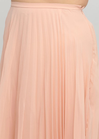 Персиковая кэжуал однотонная юбка Asos