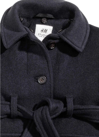 Чорна демісезонна куртка H&M