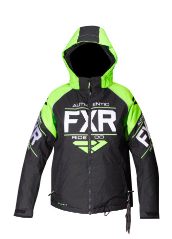 Салатовая зимняя куртка лыжная FXR