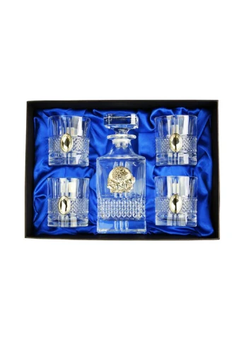 Набір для віскі Lion Brillante зі срібними накладками Boss Crystal (255190887)