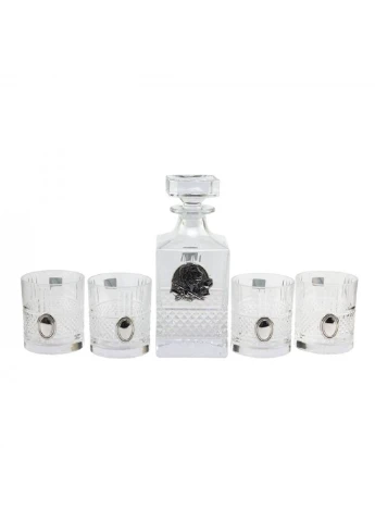 Набір для віскі Lion Brillante зі срібними накладками Boss Crystal (255190887)