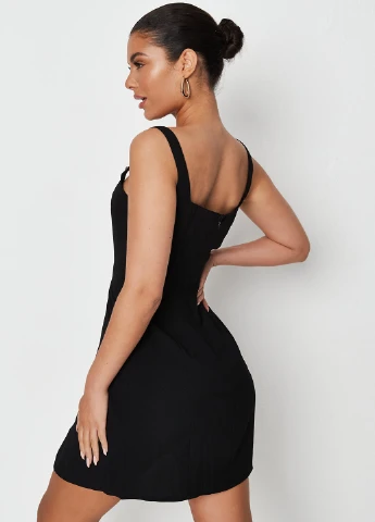 Черное кэжуал платье Missguided однотонное