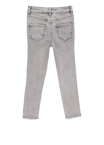 Серые демисезонные скинни джинсы George