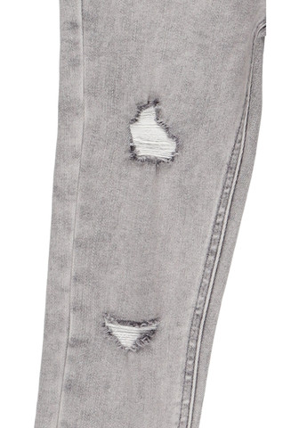 Серые демисезонные скинни джинсы George