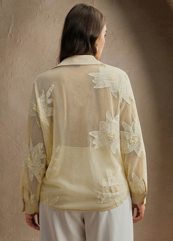 Светло-бежевая блуза SHEIN