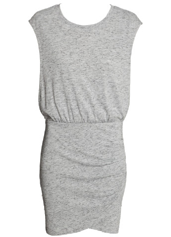 Серое кэжуал платье для беременных платье-футболка H&M меланжевое