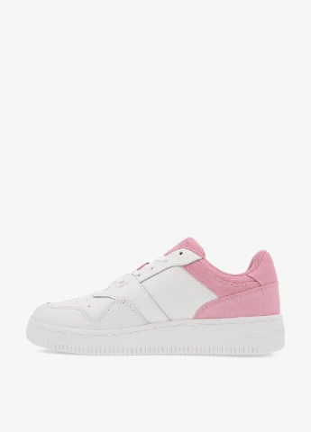 Кросівки Tommy Hilfiger TJW RETRO BASKET MIX MEDIA білі демісезони (329059494)