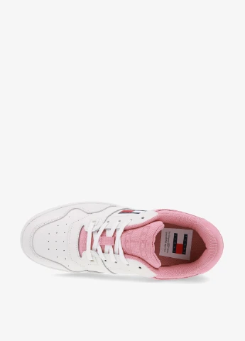 Кросівки Tommy Hilfiger TJW RETRO BASKET MIX MEDIA білі демісезони (329059494)