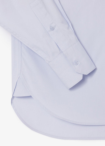 Голубой кэжуал рубашка однотонная Lacoste