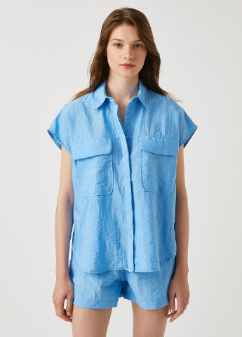 Блакитна літня блуза KOTON