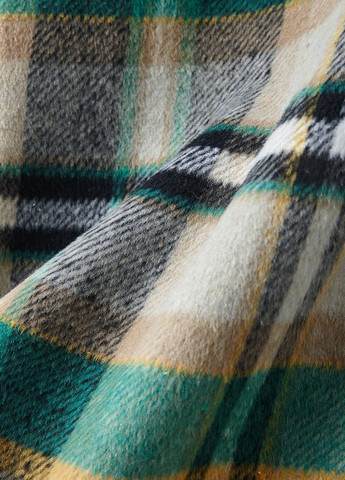 Зеленая кэжуал рубашка в клетку SHEIN