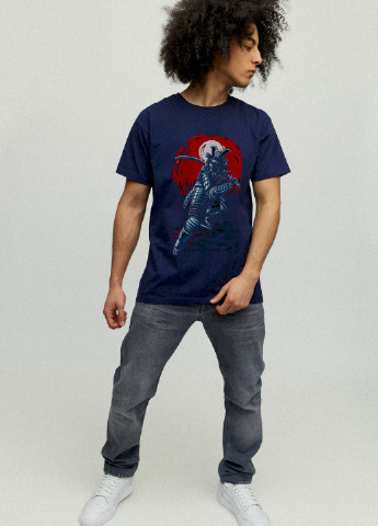 Темно-синя футболка чоловіча YAPPI