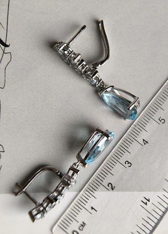 Серьги Silver Flame (329999718)