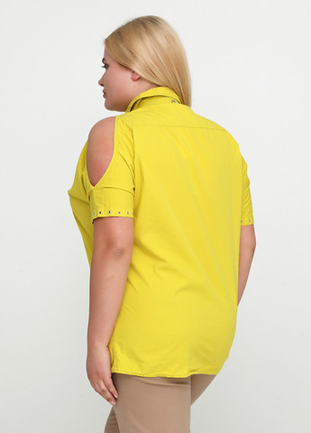 Желтая летняя блуза Only