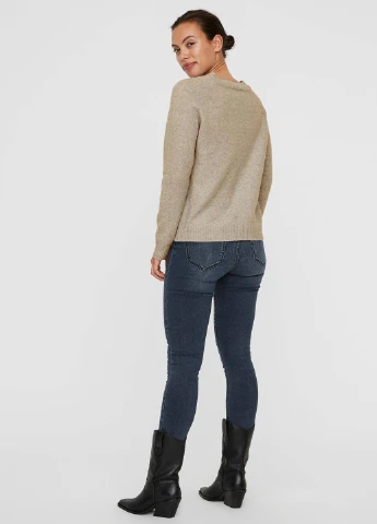 Бежевий демісезонний светр Vero Moda