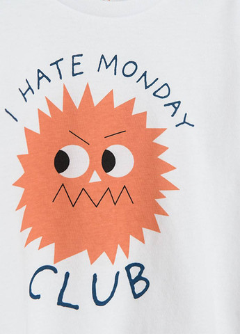 Біла літня футболка Cool Club