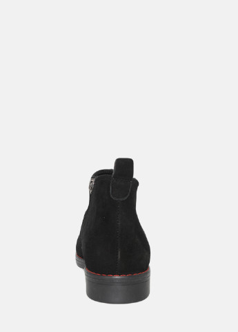 Осенние ботинки re1376-10121-11 черный El passo из натуральной замши