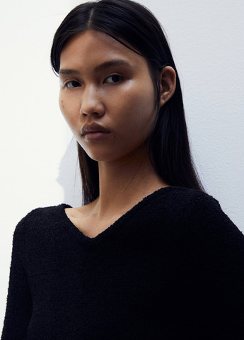 Чорний демісезонний пуловер пуловер H&M