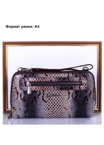 Жіноча шкіряна сумка-клатч 24х14х6 см Desisan (252126739)