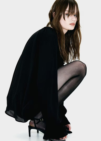 Чёрная блуза H&M