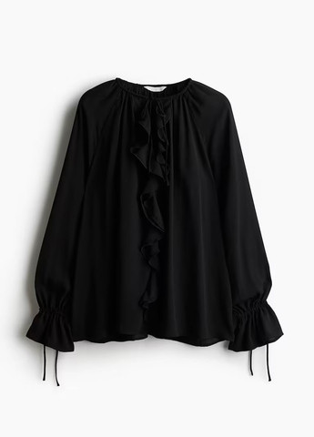 Чёрная блуза H&M