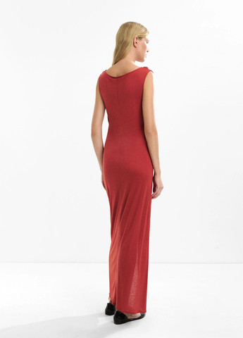 Вишнева кежуал сукня силуетна Parfois однотонна