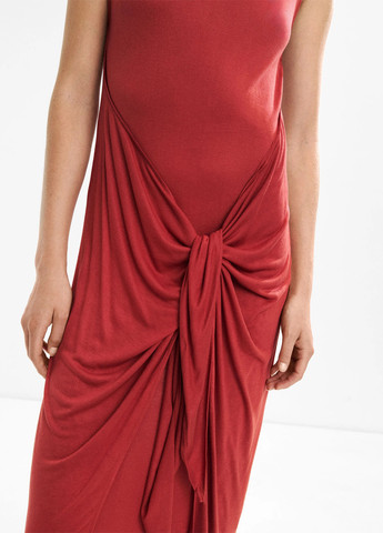 Вишнева кежуал сукня силуетна Parfois однотонна