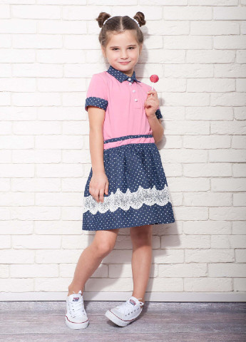 Рожева літня футболка Kids Couture 3-004