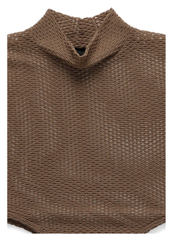 Светло-коричневое коктейльное платье платье-водолазка PrettyLittleThing однотонное