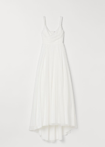 Білий весільна сукня весільна H&M однотонна