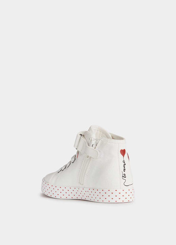 Белые кеды Geox