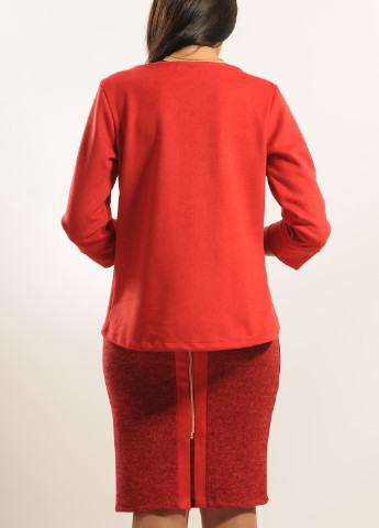 Вишневый женский пиджак Ри Мари однотонный - демисезонный