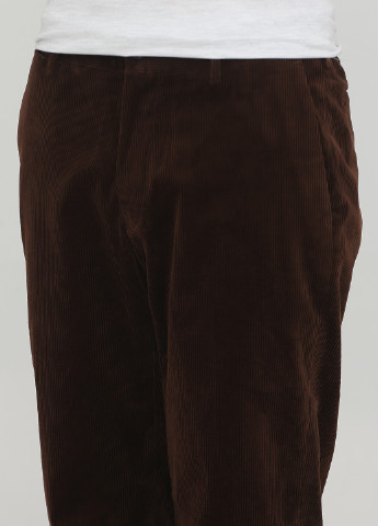 Темно-коричневые кэжуал демисезонные прямые брюки Ralph Lauren