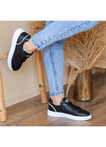 Черные демисезонные кроссовки женские hidalgo 3169 39 24,5 см черный Fashion